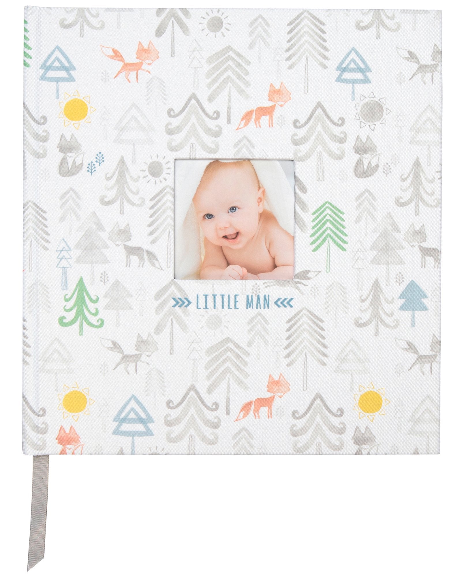 C.R. Gibson Little Man Perfect-Bound Memory Book For Newborn And Baby Boys, 9.5' X 10', 1 Count (Pack Of 1)