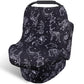 Rquite Baby Car Seat Cover, Carseat Cover Girls Boy, Stretchy Infant Car Seat Cover, Breathable Baby Carrier Cover, Soft Car Sea