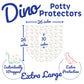 Dinosaur Disposable Toilet Seat Cover For Kids 20 Pack, Extra Large, Waterproof & Individually Wrapped, Toddler Toilet Cover For