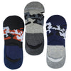 Queery Men Cotton No Show Invisible Loafer Socks Pack Of 3 D13