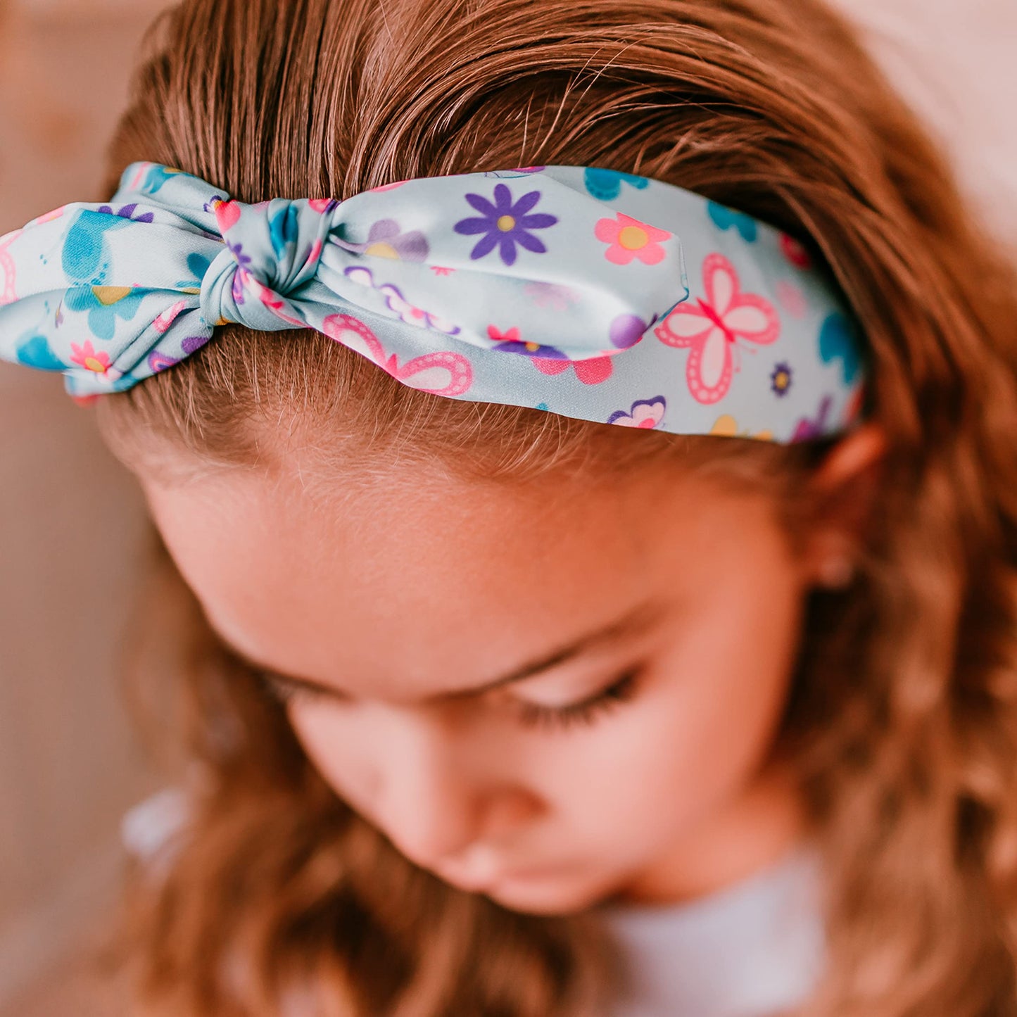 Frog Sac Rabbit Ear Headband For Girls, Knotted Toddler Bow Headbands For Kids, Cute Child Butterfly Knot Hair Bands For Toddler