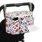 Coloch Universal Stroller Organizer, Large Capacity Multi-purpose Stroller Bag Caddy with Cup Holder Waterproof Stroller Basket 
