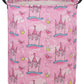 ESSME Pink Laundry Hamper,Grils Hamper Collapsible Canvas Waterproof Storage Bin for Kids, Nursery Hamper,Gift Baskets,toy bins(