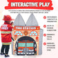 Couch Swag Play Panel for Childrens Foam Sofa Kids Couch (Firehouse)