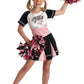 California Costumes All Star Cheerleader Child Costume, Large, Black/Pink