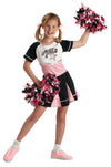 California Costumes All Star Cheerleader Child Costume, Large, Black/Pink