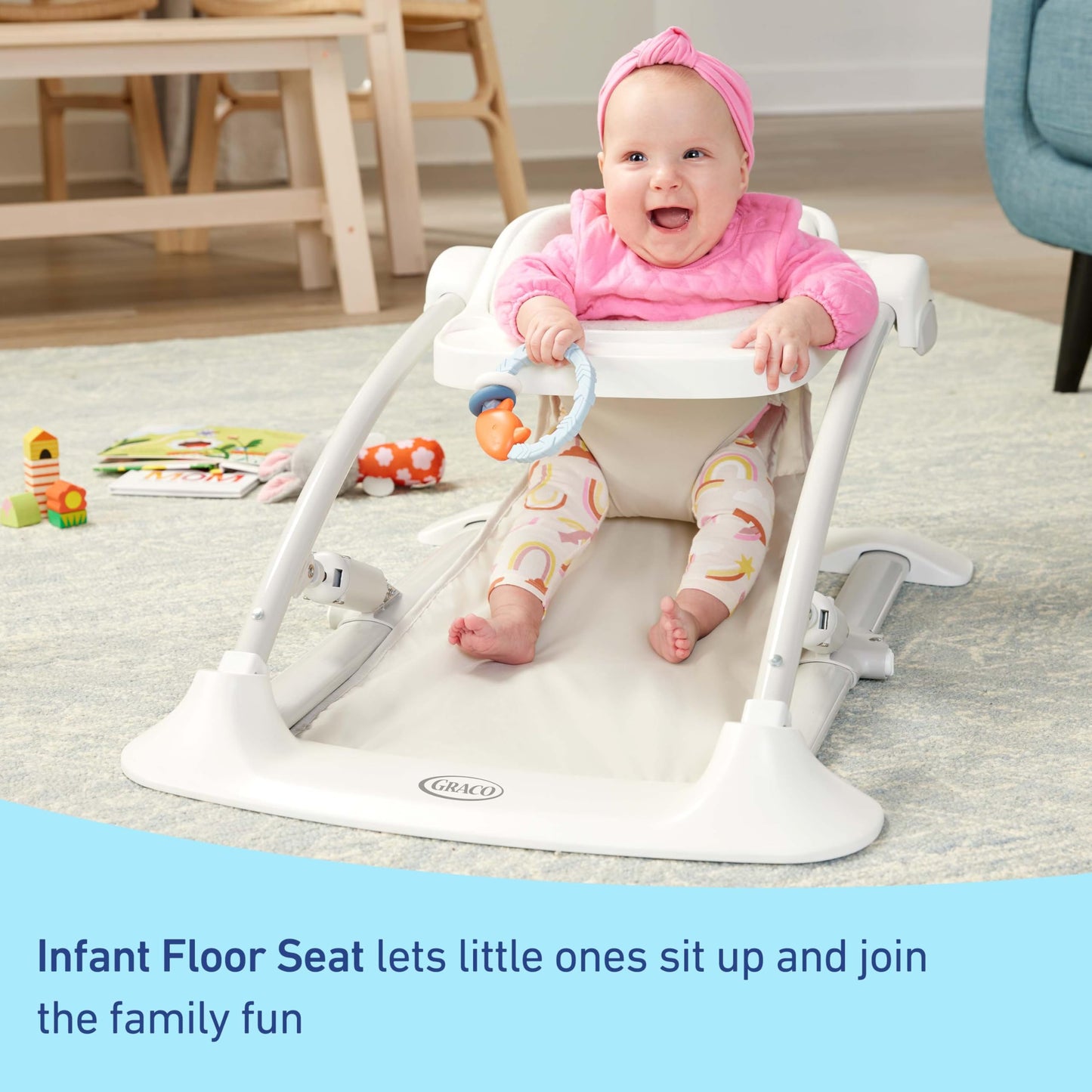 Graco Jumpstart 4-In-1 Adjustable Infant Activity Bouncer & Jumper, Versatile Baby Swing, Floor Seat, And Kids Chair With Snack