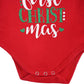 Baby Boys My First Christmas Long Sleeve Outfit Clothes Set (3M, Red)