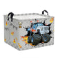 Clastyle Sport 3D Racing Car Boy Room Basket Racing Flag Monster Truck Toy Book Shelf Basket Large Rectangle Collapsible Dirty C