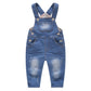 Kidscool Space Baby & Little Boys/Girls Denim Overalls,Jean Workwear,Light Blue,12-18 Months