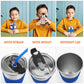 Vermida Kids Cups with Straws and Lids, 5 Pack 12oz Spill Proof Toddlers Straws Tumbler with Lids, Stainless Steel Sippy Cups wi