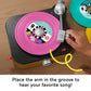 Fisher-Price Musical Toy, Rockin Record Player for Preschool Pretend Play for Kids Ages 3+ Year