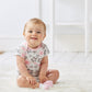 Gerber Baby Girls 5-Pack Short Sleeve Variety Onesies Bodysuits Elephants/Flowers 6-9 Months