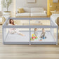 Xvishx Baby Playpen, 79 X 79 Inch Play Pen, Playpen For Babies And Toddlers, Baby Playard For Indoor & Outdoor Active Center Gam