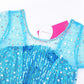 Jerrisapparel Girls Princess Costume Birthday Party Christmas Fancy Dress Up (3T, Blue With Accessories)