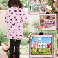 Bomdeals Adorable Cute Toddler Baby Girls Clothes Set,Long Sleeve T-Shirt +Pants Outfit(Pink,140,2143B)