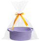 Pro Goleem Small Woven Basket with Gift Bags and Ribbons Durable Baskets for Gifts Empty Small Rope Basket for Storage 12X 8 X 5