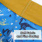 Moomoo Baby Swim Diapers 3 Pcs Waterproof Reusable Swim Diapers For Baby Swim Lesson 3T