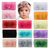 Wzt Stretchy Knot Nylon Baby Headbands For Newborn Baby Girls Infant Toddlers Kids Bows Child Hair Accessories