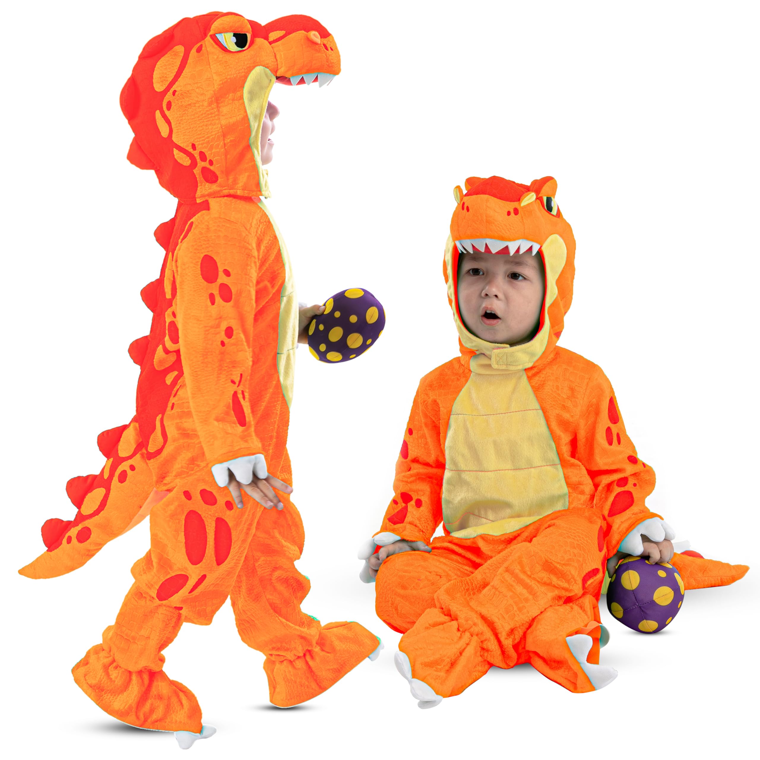 Spooktacular Creations Dinosaur Costume Kids, T-Rex Costume Outfit Wit – Cutebab WBBAPB0CYSTY9PH