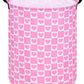 ACMUUNI 19.7 Inch Round Pink Valentines Day Laundry Clothes Hamper Laundry Basket with Handles,Storage Organizer Bins Laundry G