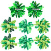 8 Pcs St Patricks Day Hair Bow Clip Festive Shamrock Barrette for Girls Toddlers Ribbon Curly Bows Alligator Clips for Baby Girl