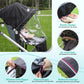 Performance Rain Shield, Rain Cover Fits For Uppababy Vista/Vista V2/Vista V3/Cruz/Cruz V2 Stroller, Protect From Wind/Rain/Snow