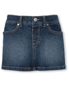 The Children'S Place Baby Girls Toddler Denim Skort Skirt, China Blue, 5T Us