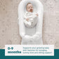 Homedics 3-In-1 Calming Baby Cushion, Soothing Comfort For Newborns & Infants, Snuggling Sensation, Sound And Vibration, Designe