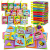 OKOOKO Soft Baby Books 12PCS Soft Cloth Books Bath Books Crinkle Washable Non-Toxic Early Education Preschool Learning Toy for N