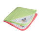 CATCUB Ultra Soft Jacquard Cotton Baby Hooded Towel Combo  Pack of 2 (Green, Coral Pink)