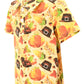 Boys Pumpkin Turkey Print Thanksgiving Collared Polo T Shirt (10Y, Orange)