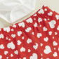 Xiaodriceee Newborn Baby Girl Valentines Day Outfit Long Sleeve Romper Heart Print Bell Bottoms With Headband 3Pcs Valentines Da