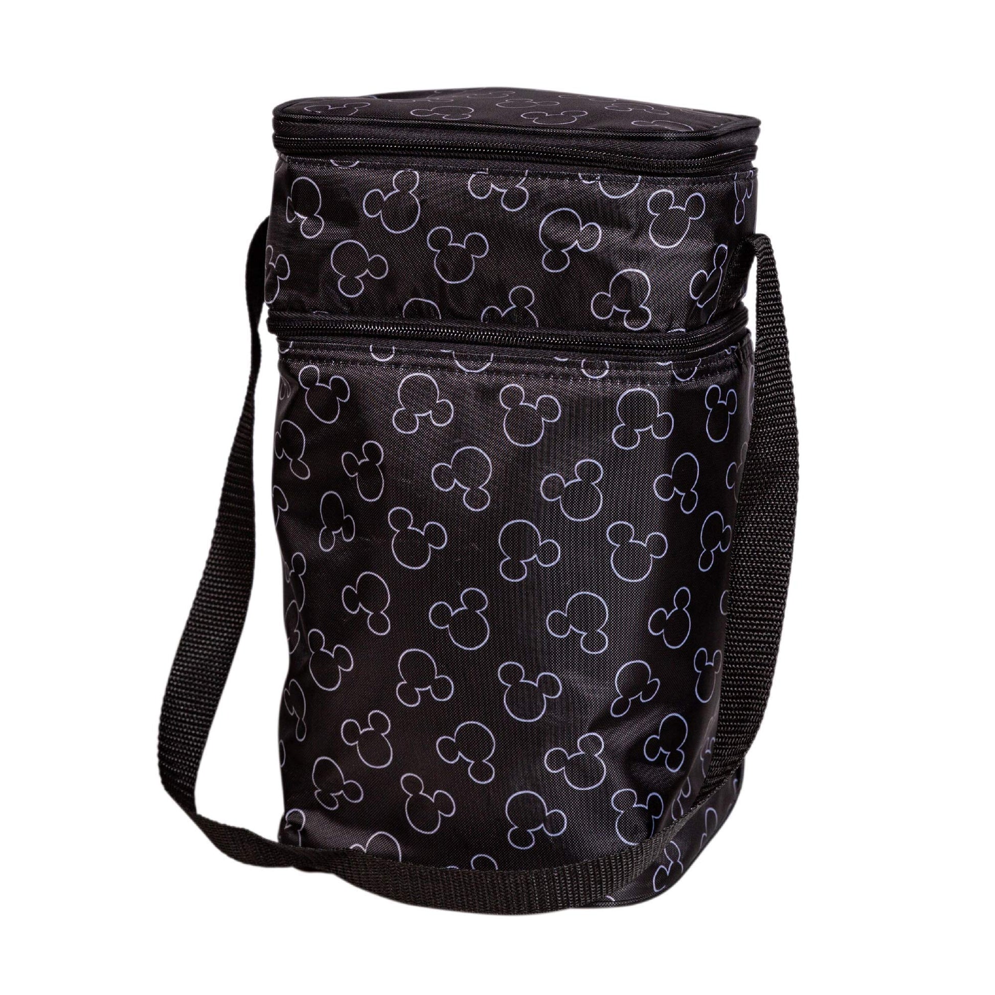 J.L. Childress Disney Baby 6 Bottle Cooler - Baby Bottle & Food Bag - Ice Pack Included - 2 Compartments - Insulated & Leak Proo