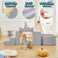 Elftopia Foam Climbing Blocks With Ball Pit Designed For Toddlers Aged 1-3 -Great For Indoor Crawling, Inside Foam Playground Se