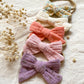 Cherssy Baby Muslin Hair Bows And Headbands, 10Pcs Soft Nylon Hairbands For Newborn, Infants, Toddlers