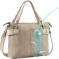Soho Lansing Vegan Leather Diaper Bag 4Pc Purse