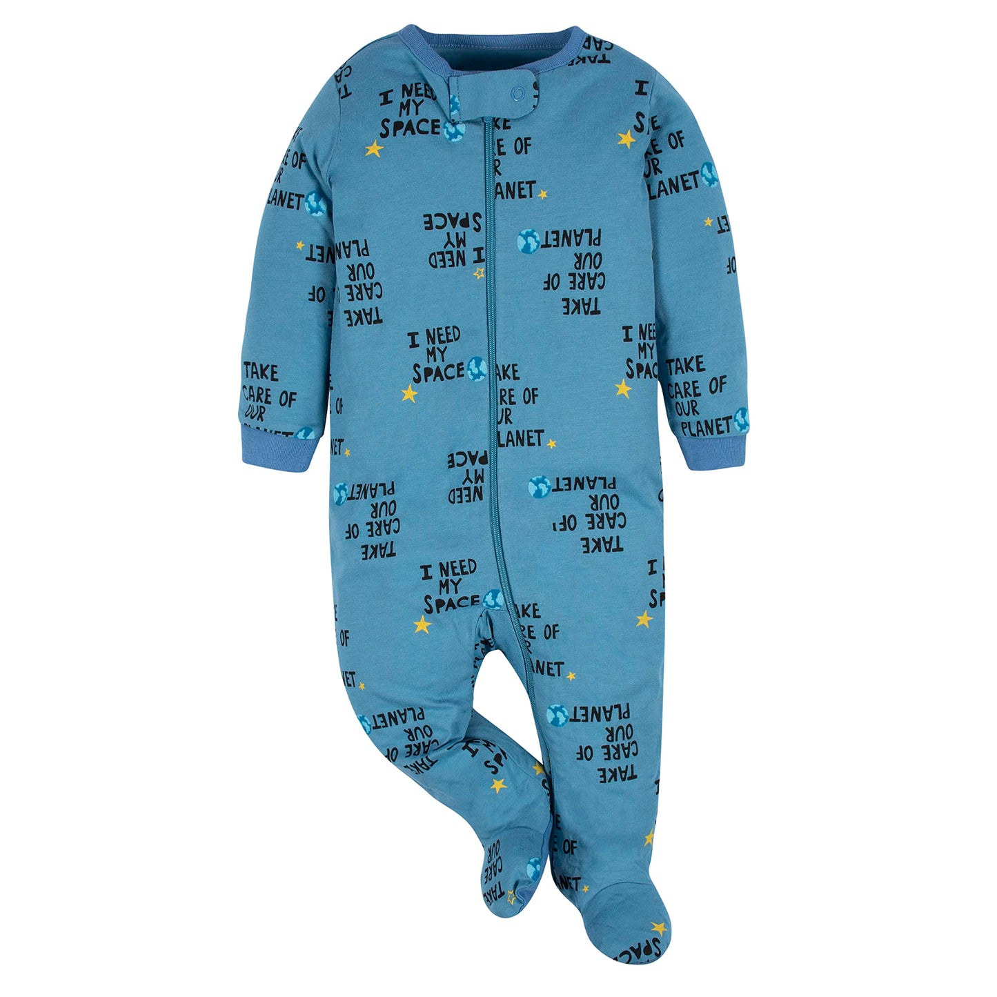 Gerber Baby Boy'S 4 Pack Sleep 'N Play Footie, Space, 3-6 Months