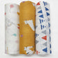 Trance Home Linen Super Ultra Soft 100% Cotton Malmal Baby Swaddle Cloth | Baby Wrap For New Born Babies | Skin Friendly Soft Ba