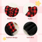 Younger Tree Toddler Kids Girls Clothes Christmas Dress Ruffle Red Plaid Black Mesh Skirt Outfits Overall Fall Winter (2-3T, Red