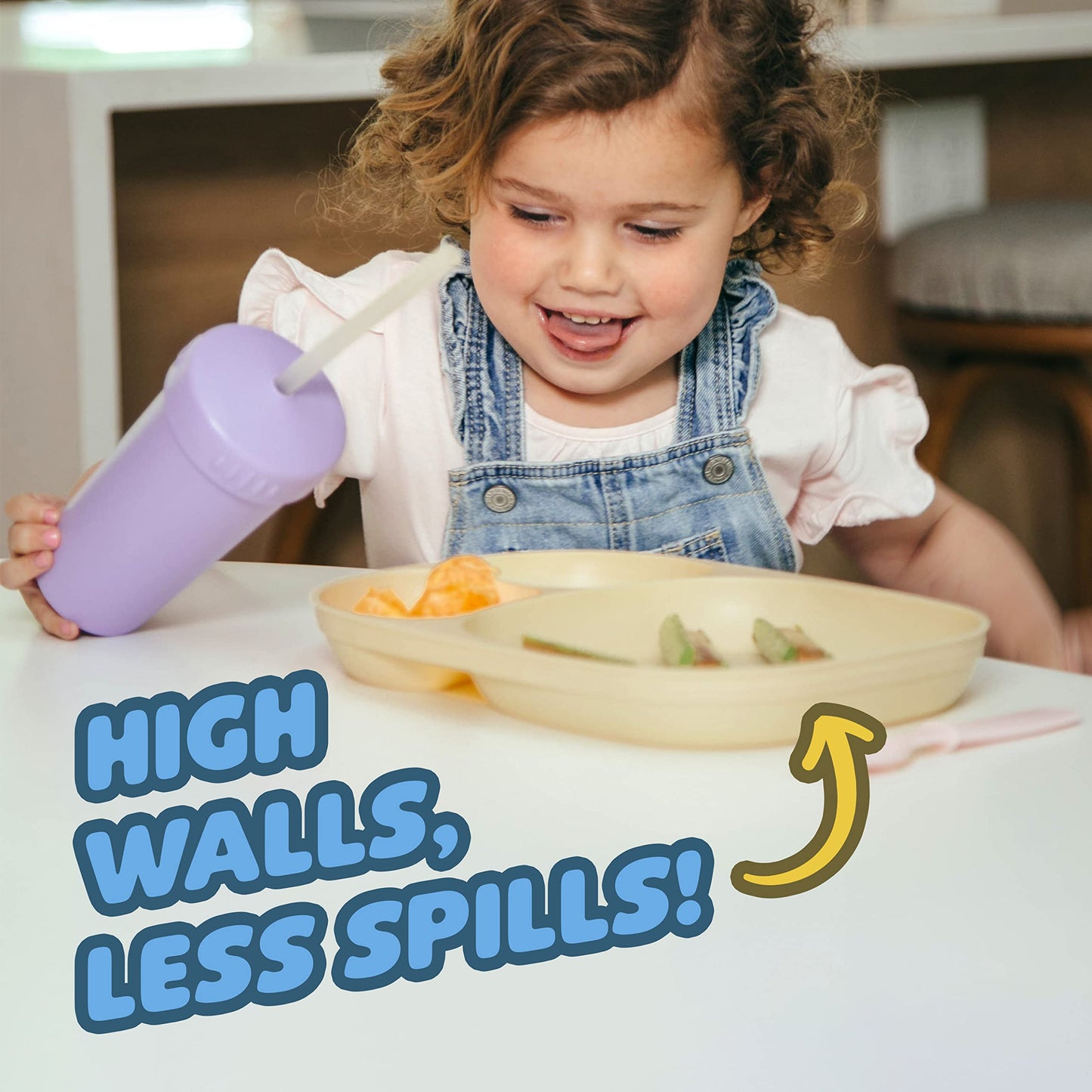 Kids Dinnerware Set - 15 Pieces - 3 Place Settings - Tough Tableware For Toddlers - Made In The Usa - Dishwasher And Microwave S