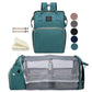 Houscly Green Diaper Bag Backpack For Mom: Baby Bags For Boys Girls Toddler Women Men Large Back Pack Diapers Bag Big Travel Paa