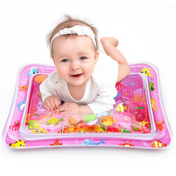 Yeeeasy Tummy Time Water Mat For Girl, Water Play Mat For Babies Inflatable Tummy Time Water Play Mat For Infants And Toddlers 3