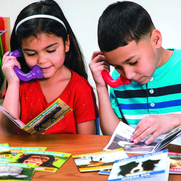 4Es Novelty 16 Reading Phones [16 Pack] Auditory Feedback Whisper Phone Classroom Manipulative, Speech Therapy Toy Tool - Accel