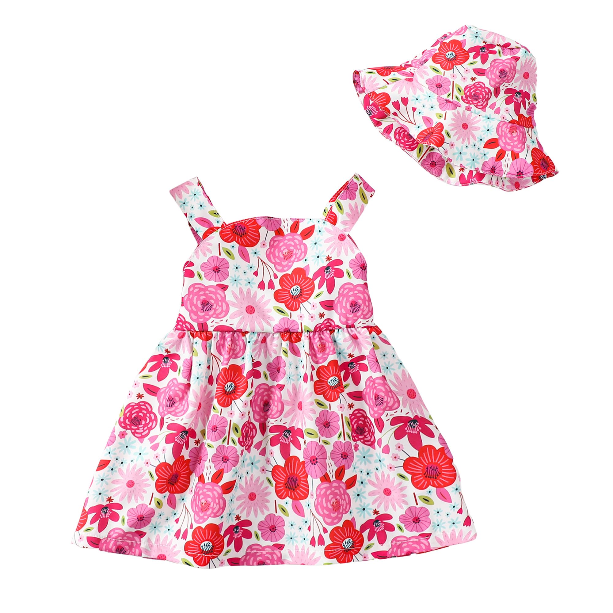 Baby Girl Clothes Summer Red Dress Infant Boho Short Sleeve Dresses Ro – Cutebab WBBAPB0CS6FFXZ3