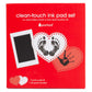 Pearhead Valentines Day Baby Clean-Touch Ink Pad Set, No Mess Handprint and Footprint Maker, Babys First Valentine, 2 Heart Pr