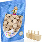 Hanukkah Wood Dreidels, Design Your Own Game, 1.5' Inch Unfinished Natural Wooden Chanukkah Dreidels (500-Pack)
