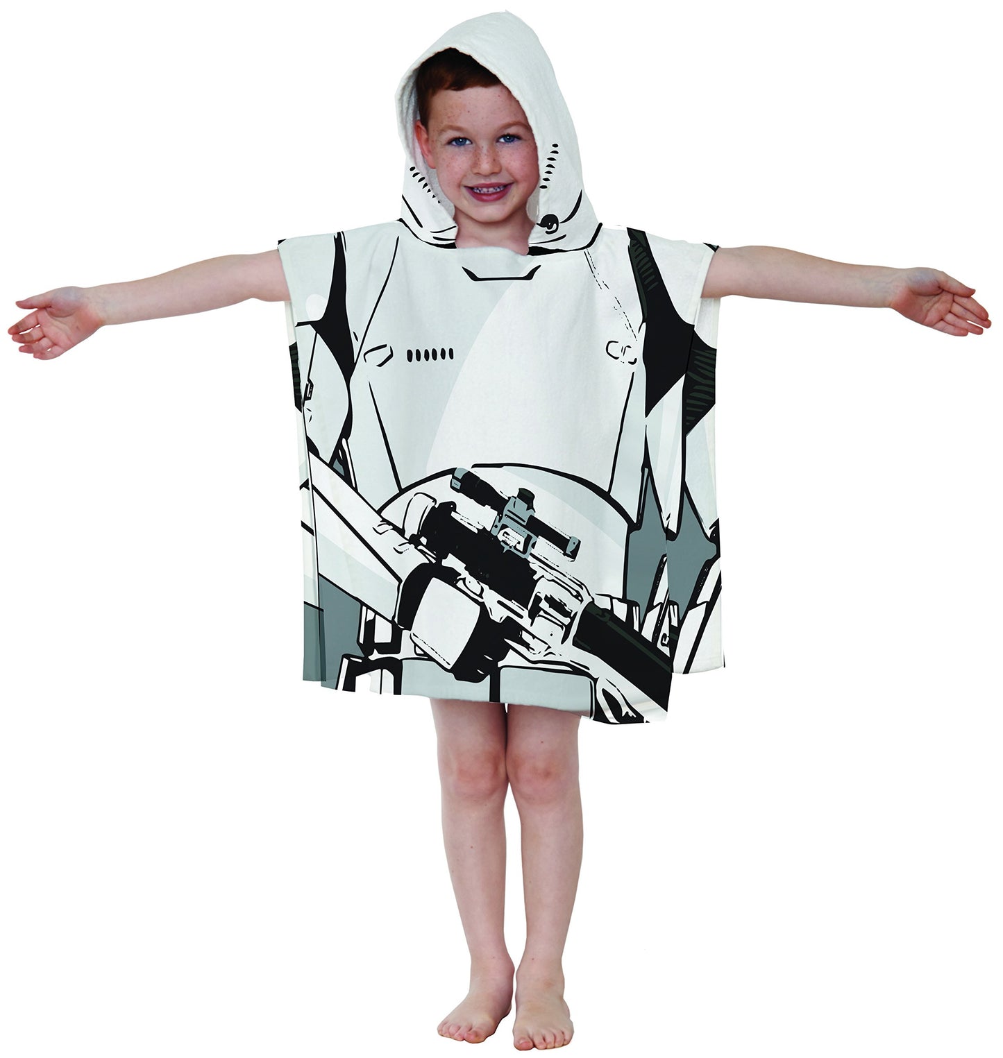 Jay Franco Star Wars Ep7 Storm Troop Cotton Hooded Poncho