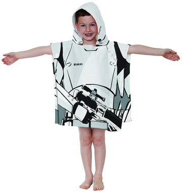 Jay Franco Star Wars Ep7 Storm Troop Cotton Hooded Poncho