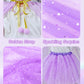 Phobby Princess Dress Up For Girls Aged 3 4 5 6, Light-Up Princess Cape & Skirt With Purse & Gloves, Girl Costume For Party Chri